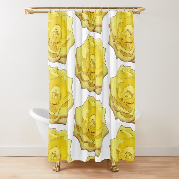 Blumen-Duschvorhang - shower-curtain